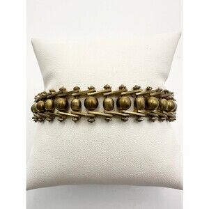 Vintage made in Germany brass chain Bracelet 7”